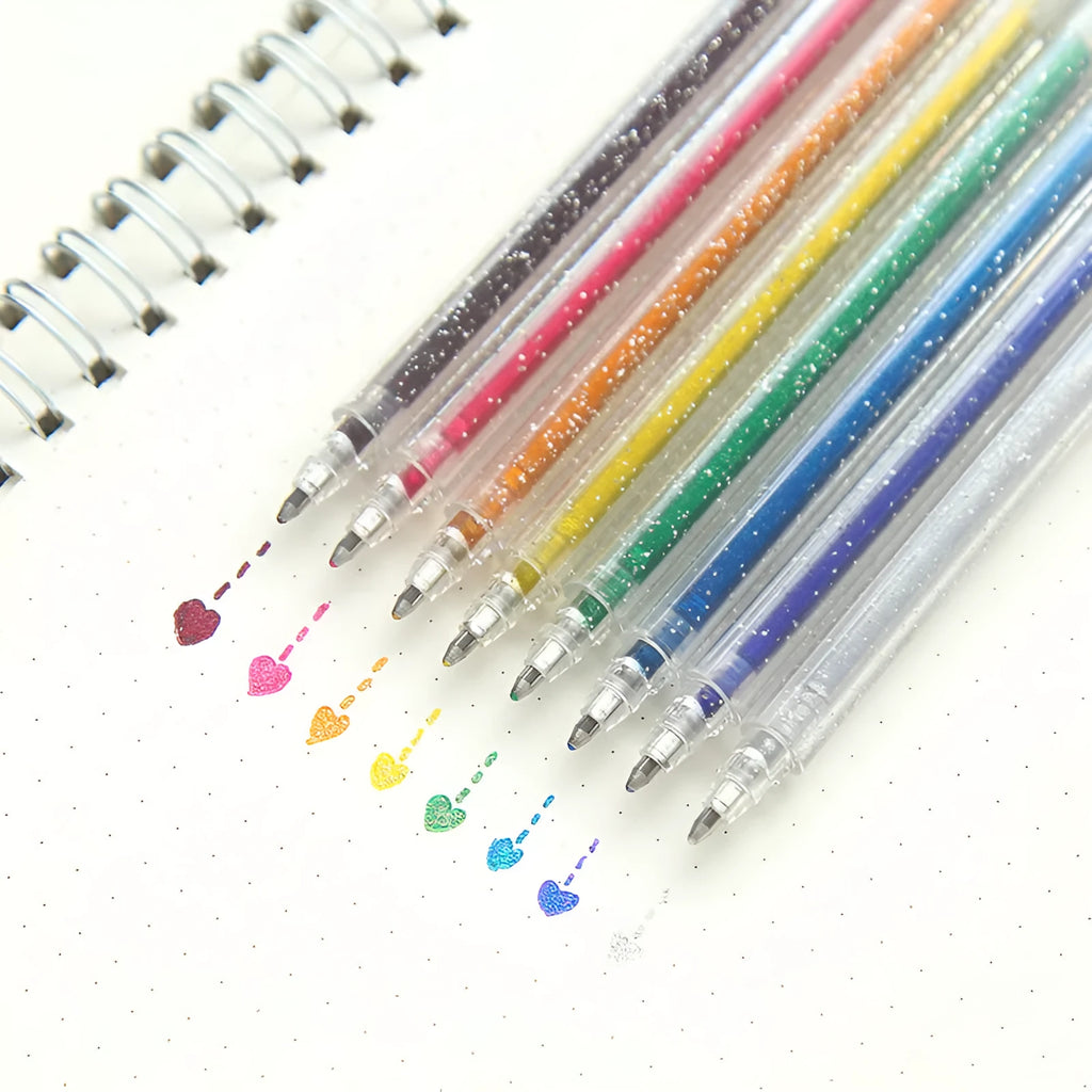 Shanzhi 623 ballpoint pen with colour-changing LED light in 16cm plastic body