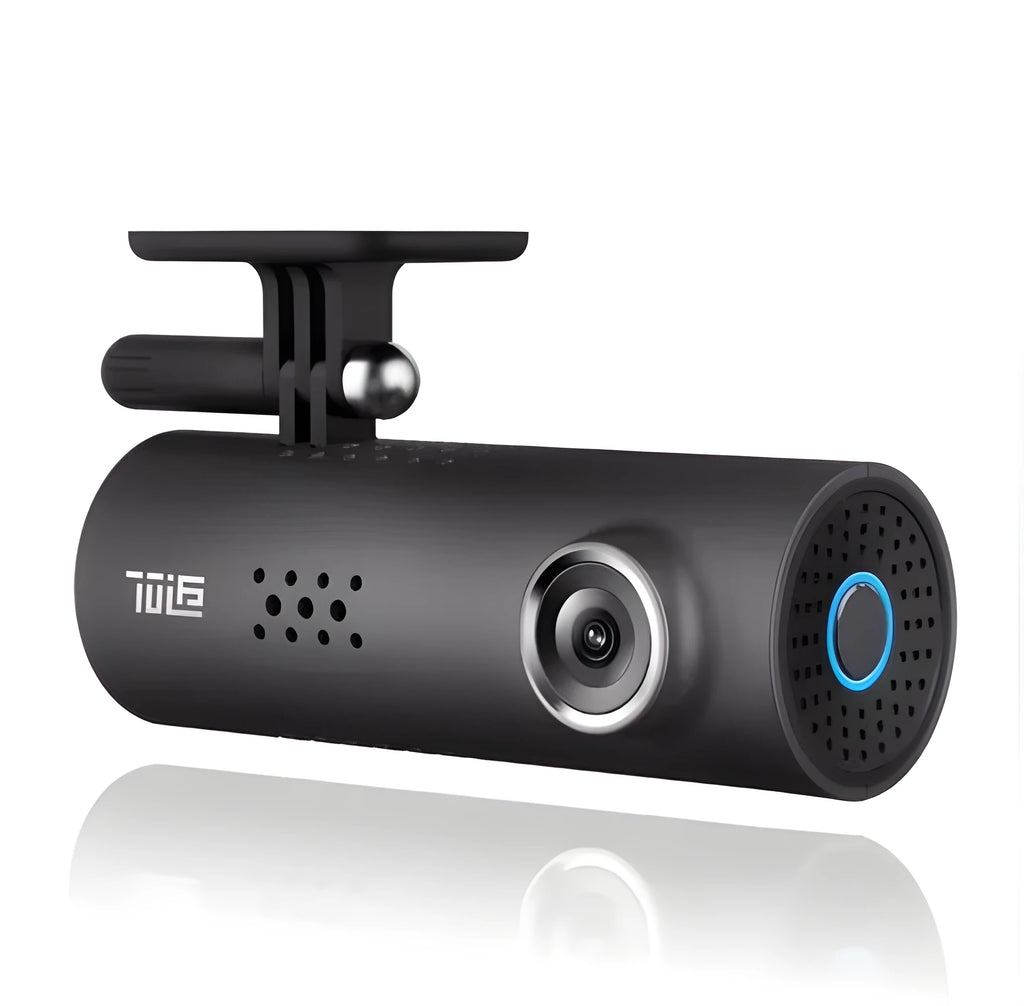 Car Dash Smart WiFi DVR wireless dashcam with 130-degree lens, 1080P Full HD, voice control, and magnetic mount.