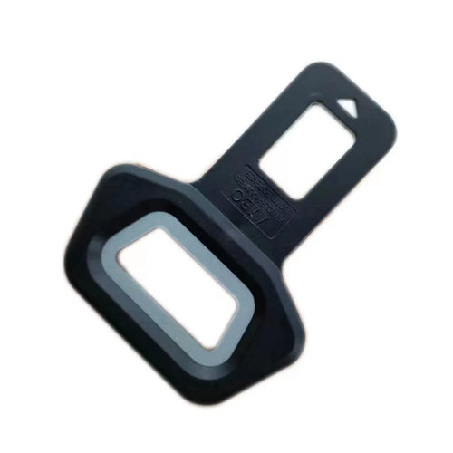 Aluminium alloy bottle opener keychain with 2.1cm lock tongue buckle and frosted carbon fibre finish