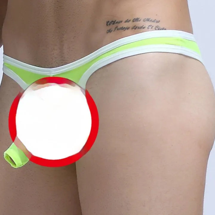 Men's Ice Silk briefs in seven colours: white, black, sky blue, dark grey, grass green, army green, skin colour.
