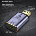 8K HDMI interface converter male to female with gold-plated connectors and PVC cable 1m length