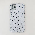 White cartoon TPU back cover phone case for iPhone 11, 12, 13, XR, XS, 7 and 8 models