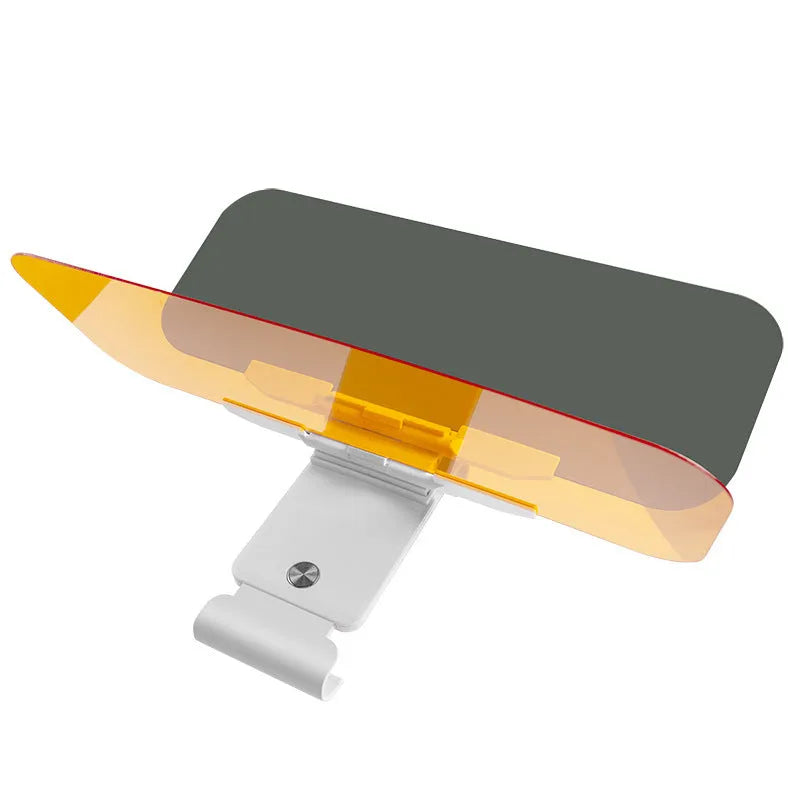 Anti-high beam goggles dual-use car sun visor with acrylic lens and multiple fitting components