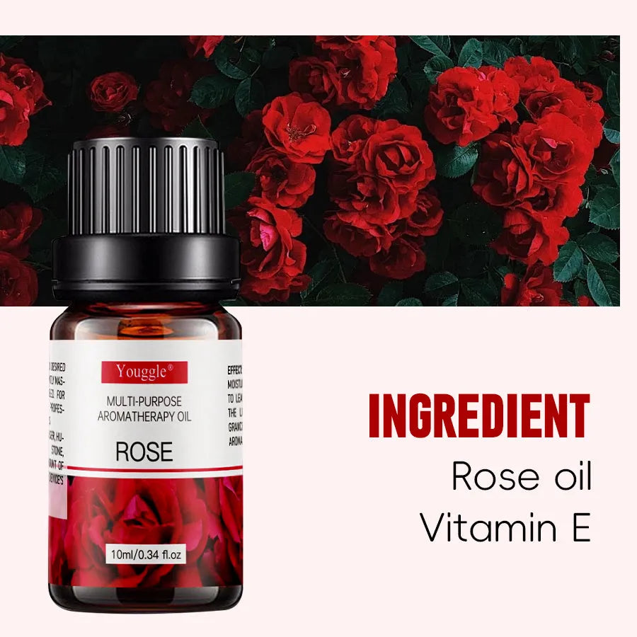 10ml lavender essential oil in a glass bottle with dropper cap, water-soluble for humidifiers