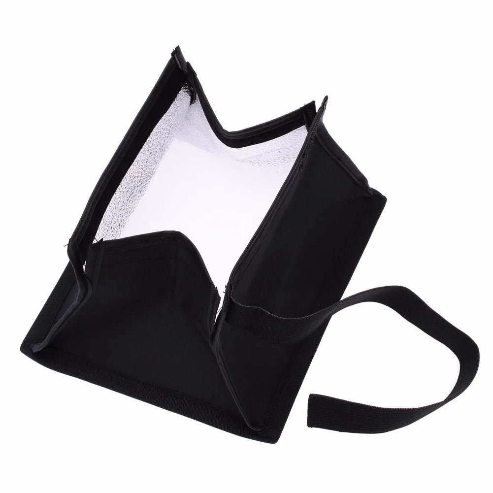 Neewer foldable diffuser mini softbox in black, 15x17cm, for LED light softening