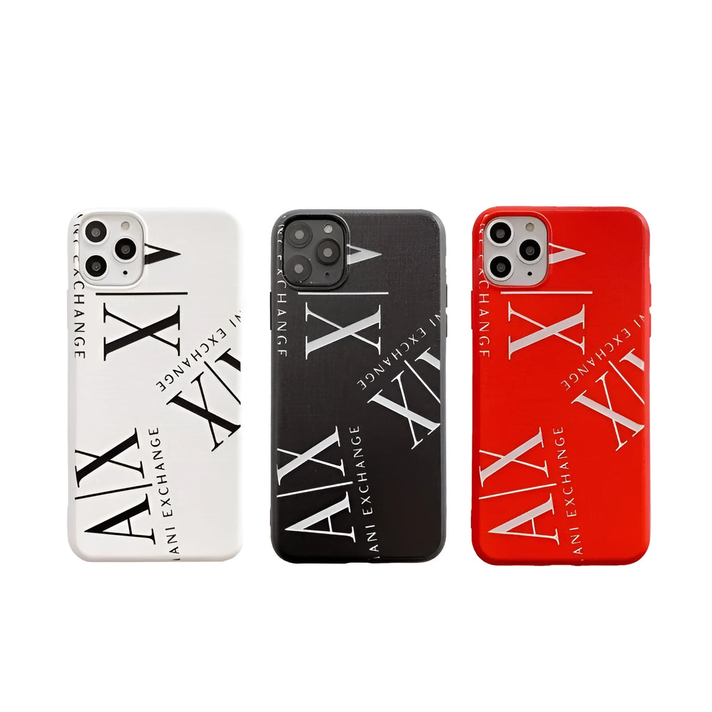 Silicone iPhone case for iPhone 11 Pro Max, 11 Pro, 11, XS Max, XR, XS, X, 8 Plus, 8, 7 Plus, 7 in black, white, or red
