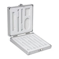 Silver aluminium storage box for TS100 portable soldering iron