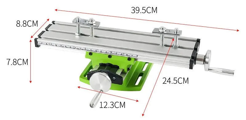 220V bench drill milling machine on a workbench