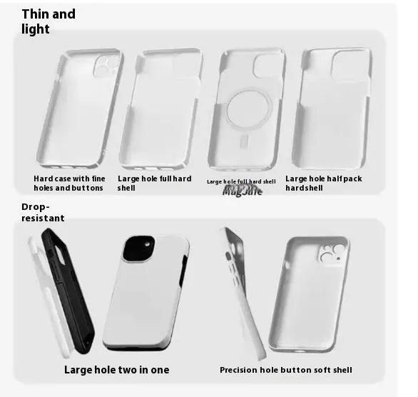 Tooth creative art trend phone case for iPhone with glossy hard shell and large hole design