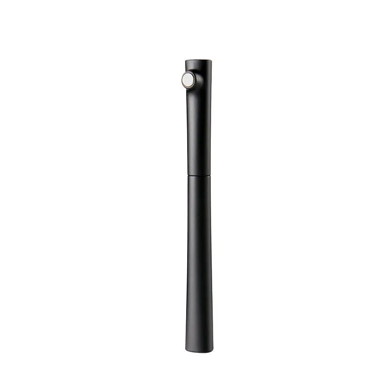 Red Dot Award fountain pen with 0.7mm stainless steel nib in black or white resin holder.