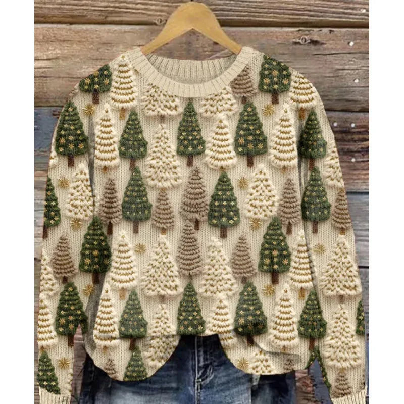 Little Flower digital printed round neck sweater in a colour from the YPM935 range.