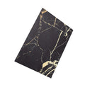 Durable anti-radiation tablet pad with heat-insulating print in black gold colour.