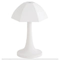 Small umbrella ambience light dimmable charging decorative table lamp in orange with three-colour stepless dimming