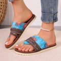 Plus size flip flops in candy colours red rose and black rose with artificial PU upper and rubber sole.