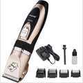 Professional Pet Grooming Kit Golden Cordless Quiet Clipper with 4 Comb Attachments Nail Clippers File