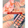Explorer twelve-colour animal themed eye shadow palette open showing pressed powder shades.