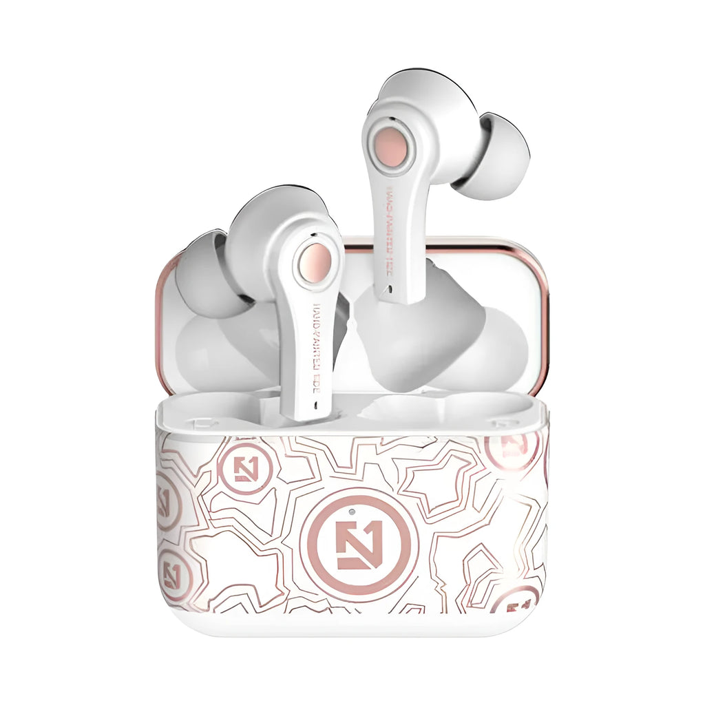 Black wireless Bluetooth headset showing over-ear design with adjustable headband