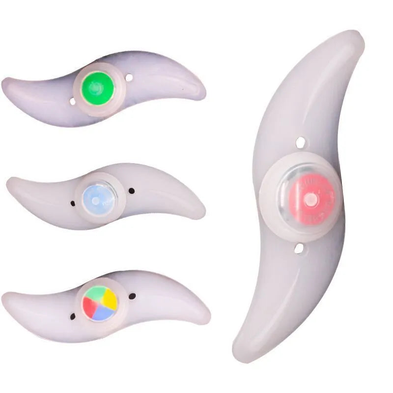 Bicycle spoke light in silica gel, 125 x 38 x 10mm, with three modes and CR032 battery included