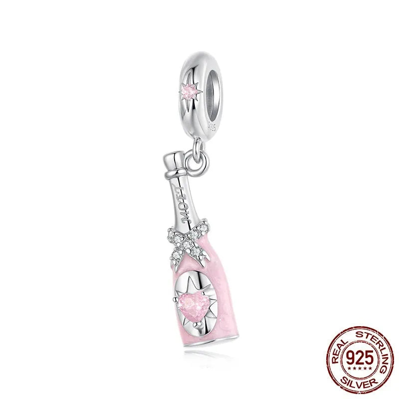S925 sterling silver pendant bead, 2.3 x 0.6cm with 0.45cm aperture, BSC1156 dripping oil finish