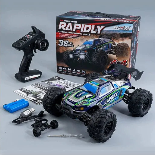 Drift remote control car small four-wheel drive racing car rechargeable children's toy car in red