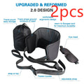 Neck hammock neck stretcher in black grey cotton with 50kg load capacity for cervical traction