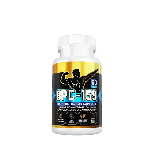 Single bottle of body energy supplement capsules with standard specifications suitable for any skin type