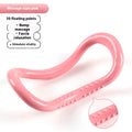 Yoga four-piece set with leg beauty device, yoga ring, pedal tensioner, and figure-eight rope for stretching and fitness