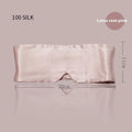 Breathable mulberry silk sleep eye mask shown in champagne gold colour.