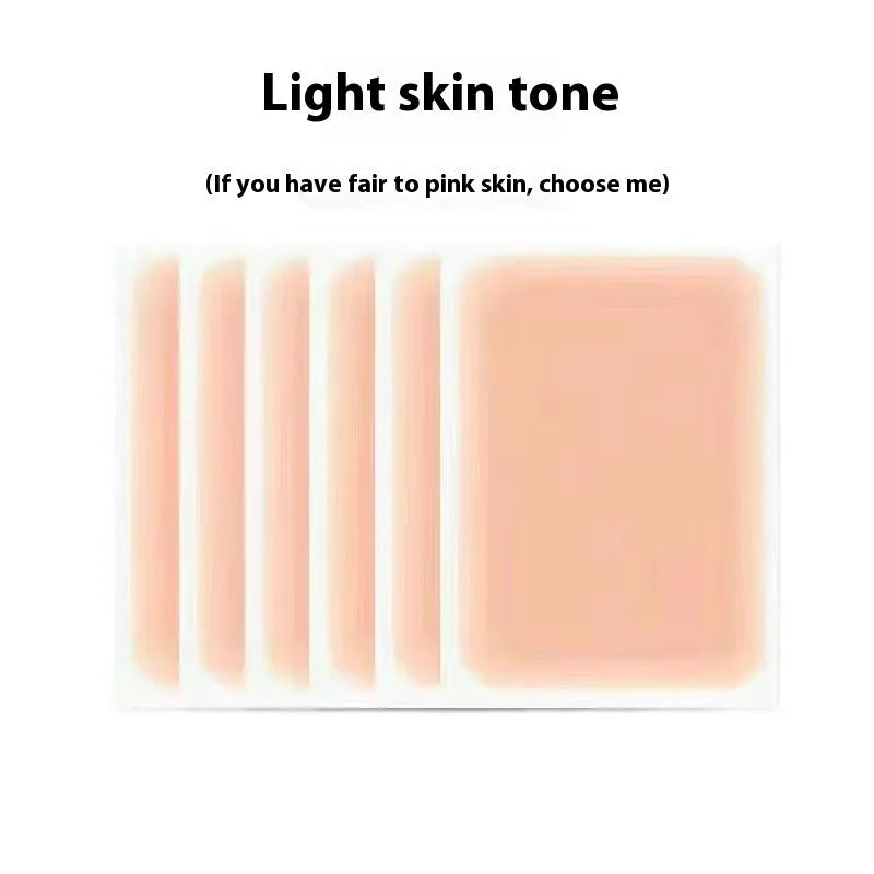 Tattoo cover patch for birthmark and tattoo concealment in six skin tone colours