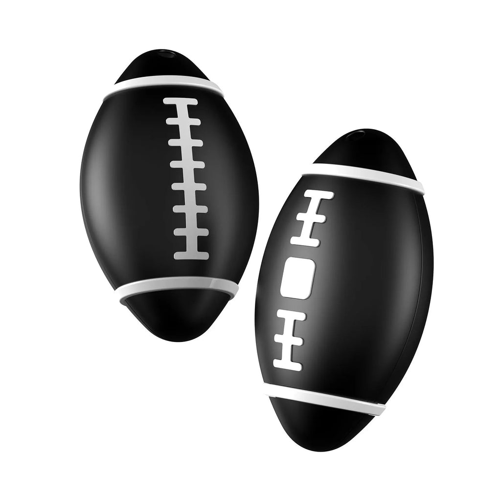 F06 Rugby model anti-loss alarm locator device in black, brown, or green.