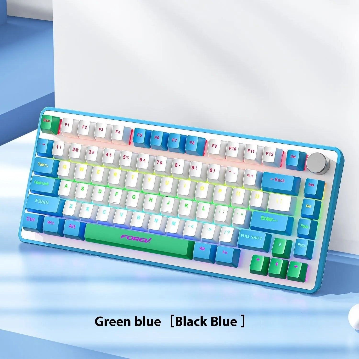 K98 mechanical keyboard with T7 wireless mouse in multiple colour options including black socks and xiaguang purple variants