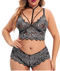 Ladies silk pyjama set with bra and pants in rabbit fur cashmere blend, available in six colours and sizes S-XL