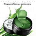 60 green seaweed collagen essence eye mask tablets for moisturising with hyaluronate