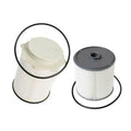 RAM 1500-5500 diesel fuel filter kit with white housing and oil-water separator.