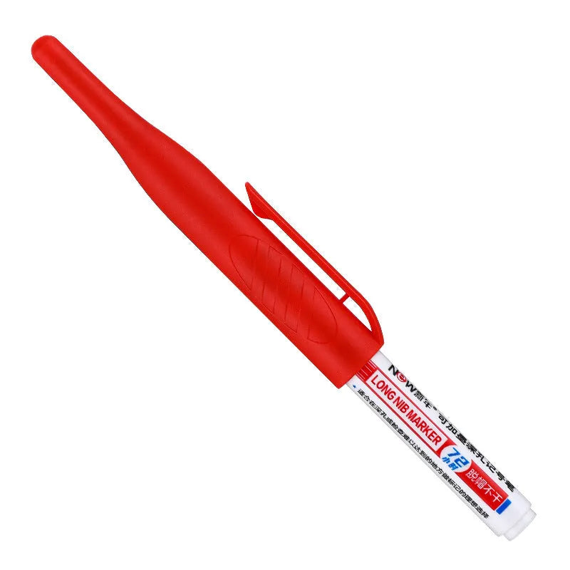 15.2cm woodworking oil marker with quick-drying waterproof ink in black, red, blue, green colours