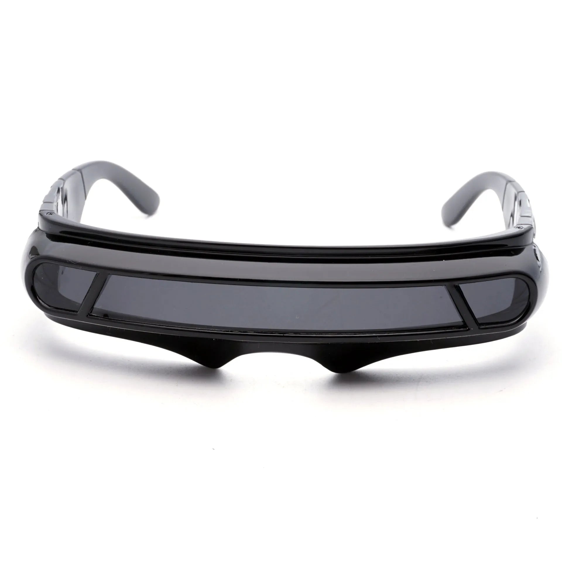 Black full rim sports sunglasses with polarised lenses in grey, red mercury, and blue mercury colour options.