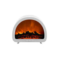 Fireplace flame aroma diffuser 215*112*183mm with remote control, colourful light, White or Black