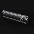Transparent pink glass telescopic smoking pipe with straight suction nozzle