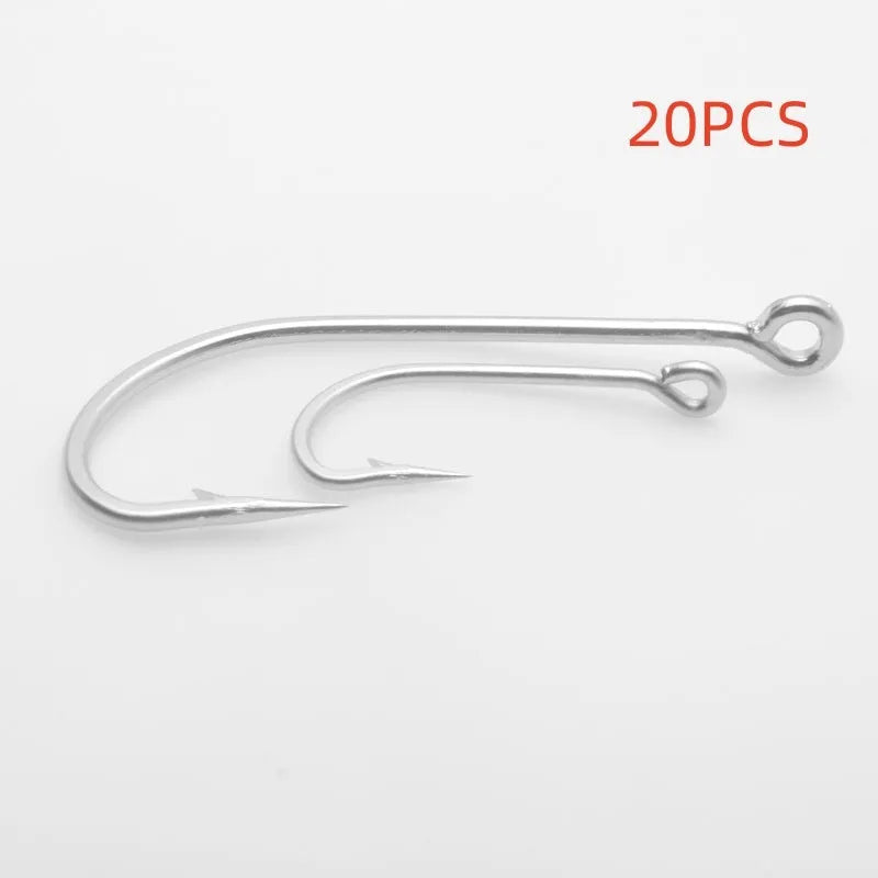 Alloy steel sea fishing hooks in multiple styles for ocean boat fishing