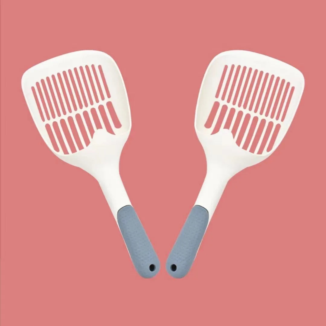 Large cat litter shovel for tofu cat litter, plastic scoop for pet cleaning, 1pcs or 2pcs option