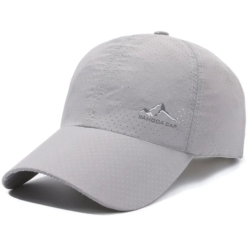 Korean style summer baseball cap in army green with adjustable strap and dome crown.