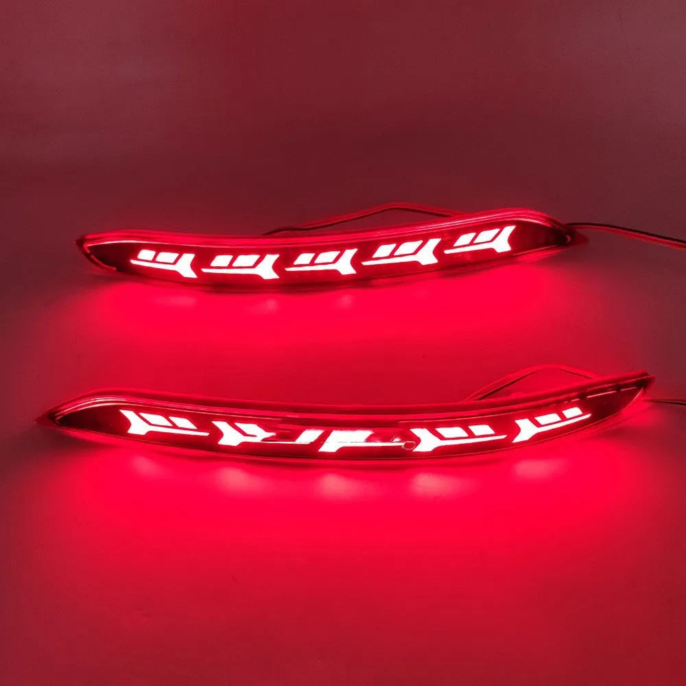 Volkswagen Sagitar water flow bumper light with scan flowing water LED steering brake effects