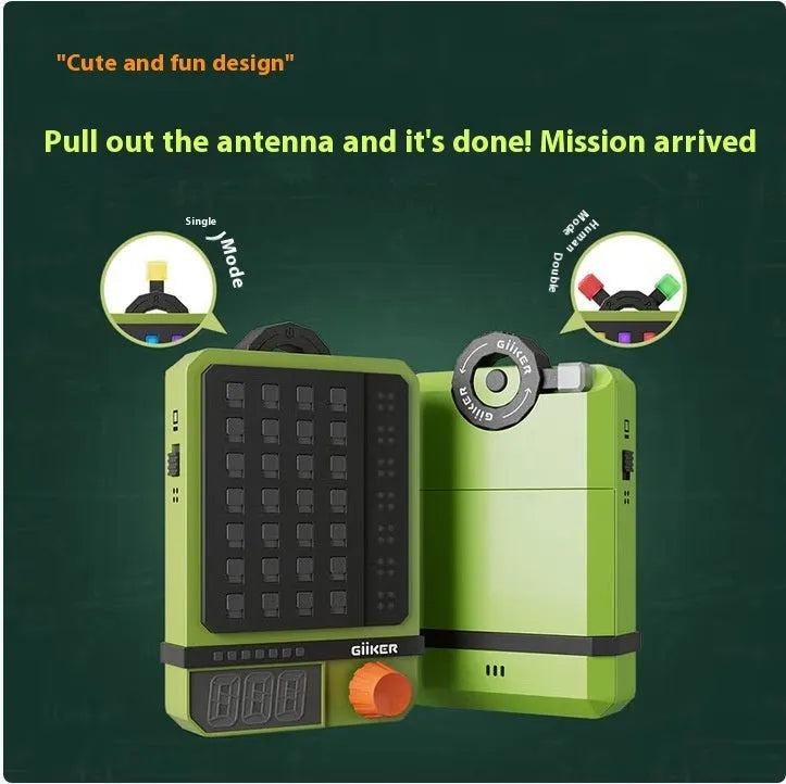 Super Password Machine logical reasoning toy, ABS build, 13x5x5 cm, passenger code machine colour, with chessboard