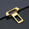 Metal car interior silencer insert shown in matte black, gold, and silver colour options.