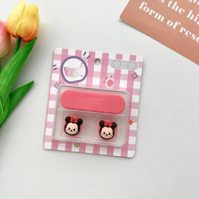 Cartoon magnetic cable fixer for desktop with colourful design and plastic construction