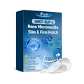 Nano microneedle slim firm patch 4-piece pack with Artemisia argyi root, hyaluronic acid, and ginger for body contouring