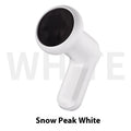 Pink, white, and black USB electric massager for spine, back, and leg massage.