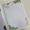INS Wind Marshmallow Dog Korean B5 sticky note paper pad with puppy illustration cover