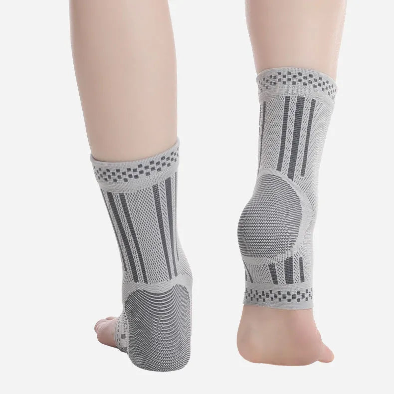 Graphene ankle brace compression sleeve for sprained ankle support breathable copper fabric