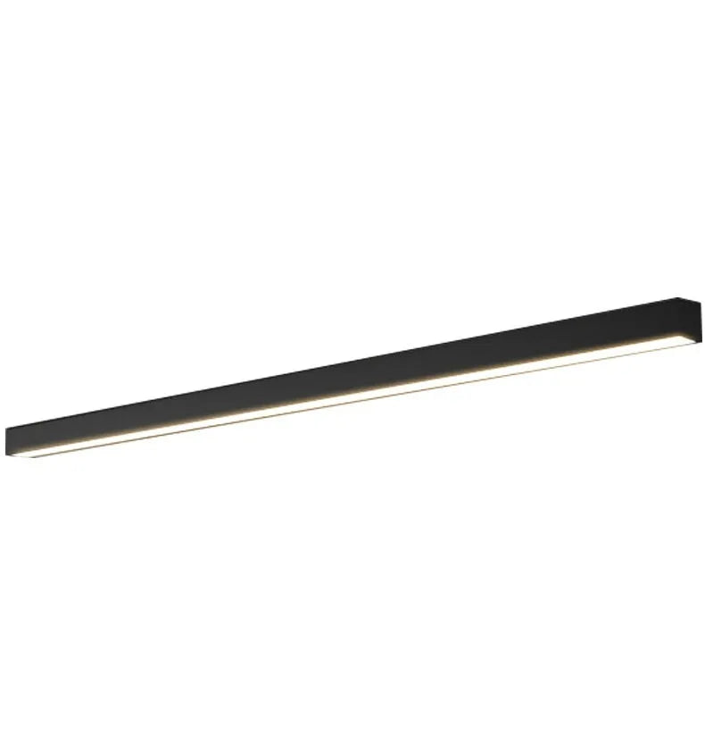 Rectangular aluminium ceiling lamp 53.6cm 20W in moon white finish for living room lighting